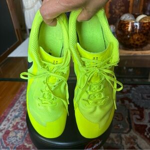 Bright Yellow Athletic Shoes